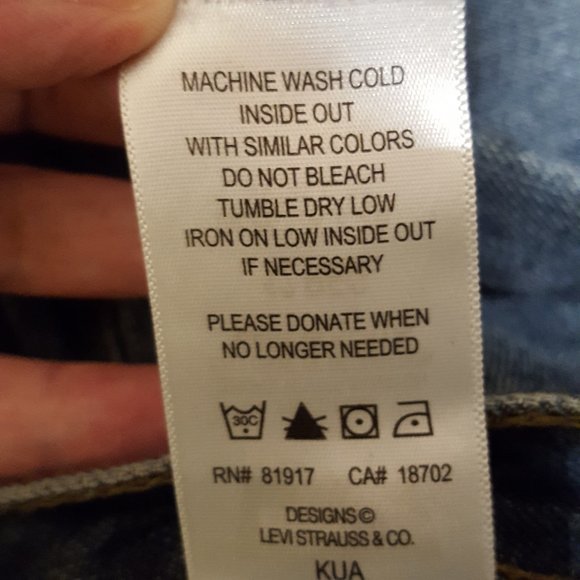 Levi's 514 Jeans Slim Straight Size 12 Reg - Picture 14 of 16